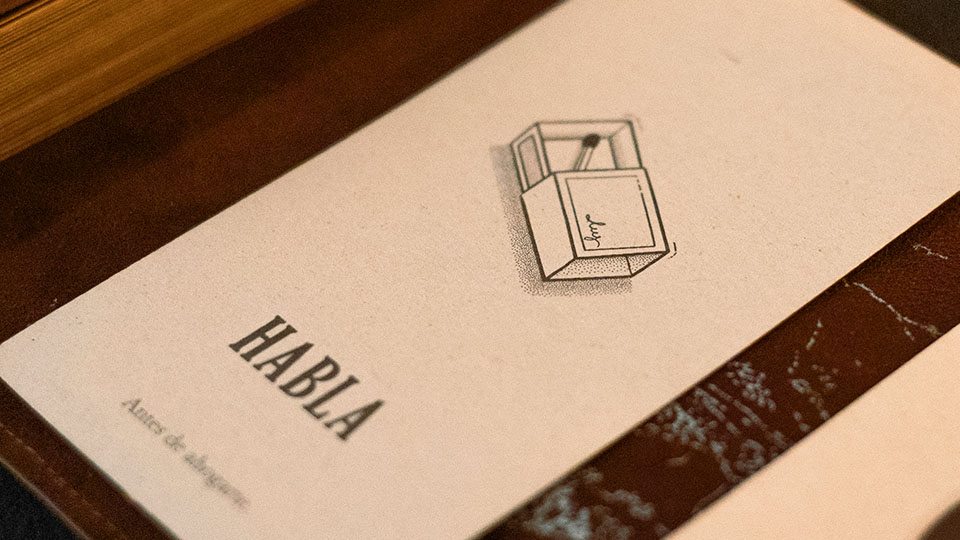 Cartas - Agape-El Juego de los falsos Infinitos - Habla