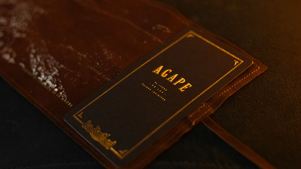 Reverso Cartas - Agape-El Juego de los falsos Infinitos